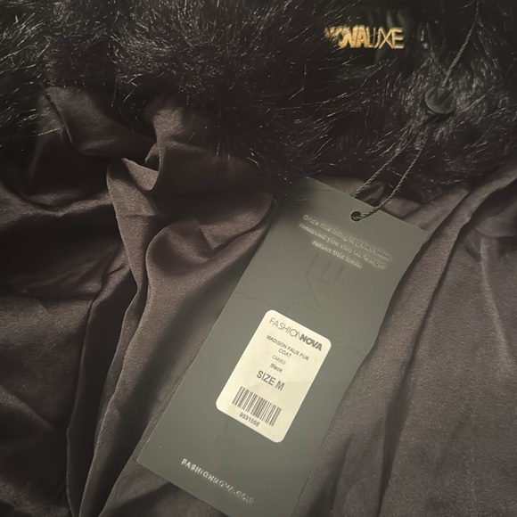 New with Tags Never Worn Madison Fashionnova Fur Coat - Picture 10 of 11